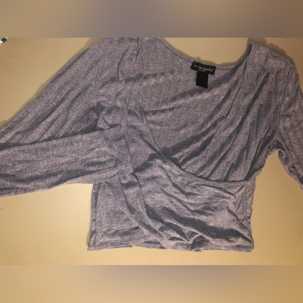Cropped Purple Long sleeve